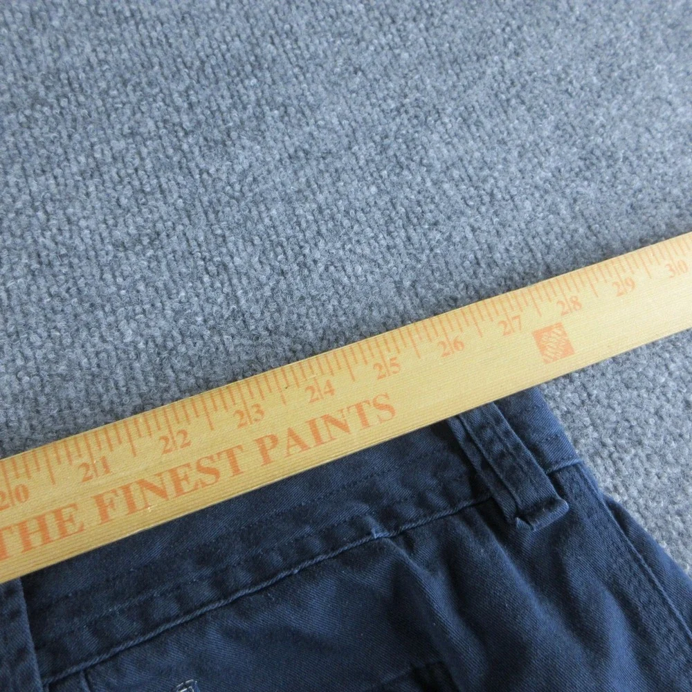 Polo Ralph Lauren Cargo Shorts Mens 54 Blue Cotton Canvas Pockets 11 Inseam